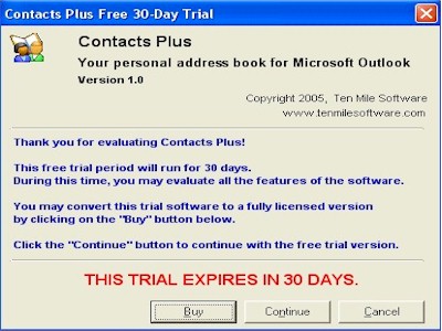 TrialwareDialog  ActiveX Control 1.1.2 screenshot