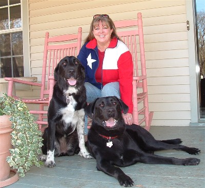 Lynnette with Beatrix & Tucker